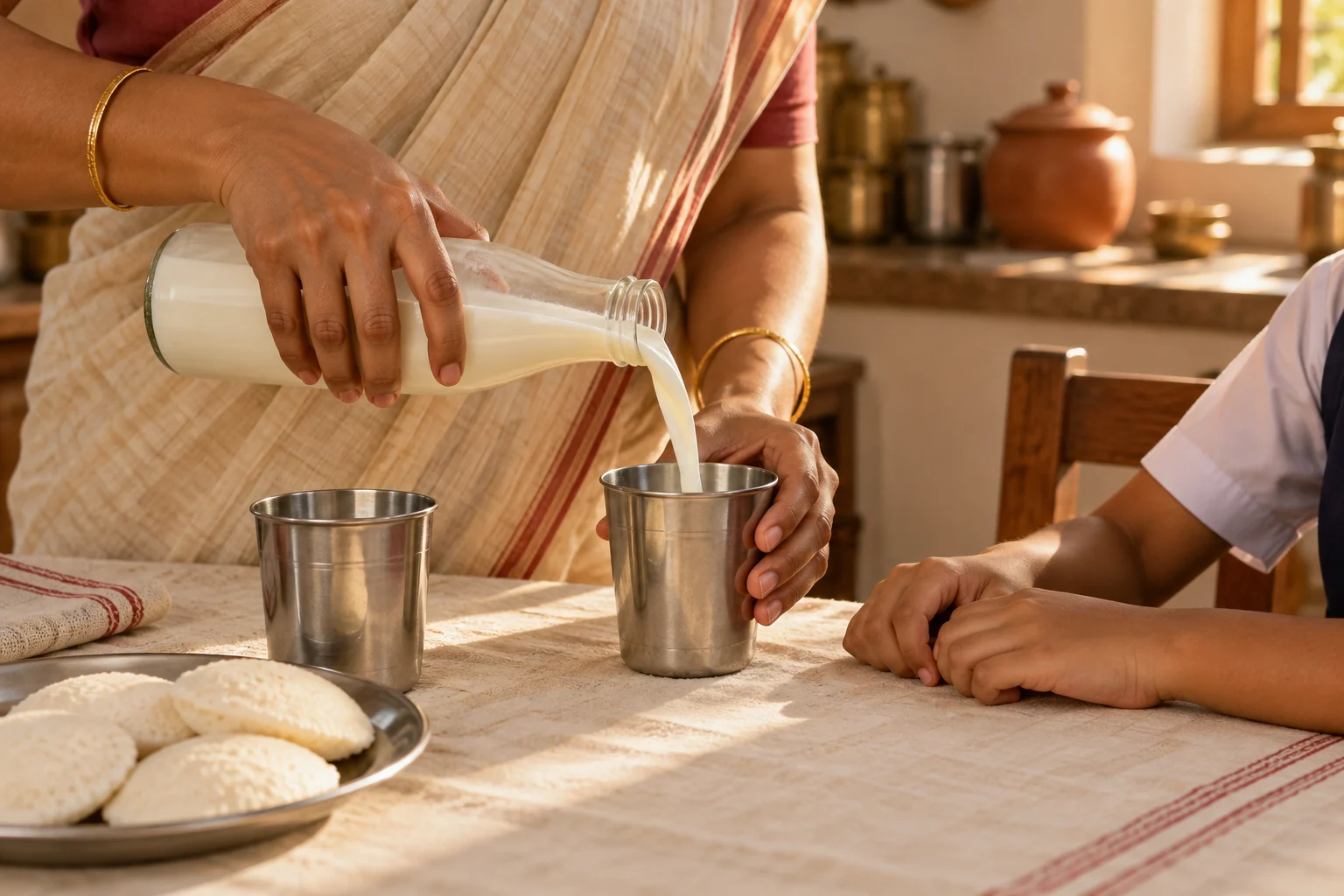 Illustrative dairy story scene, not actual MVF suppliers or customers